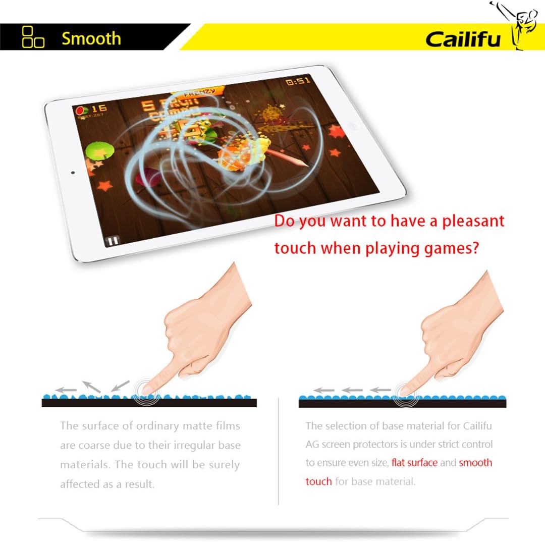 iPhone 6 4.7 " screen protector Cailifu [Matte ] Highest Quality Premium Anti-Glare and Anti-Fingerprint Screen protector with Lifetime Replacement Warranty [6-Pack] - Retail Packaging 2014