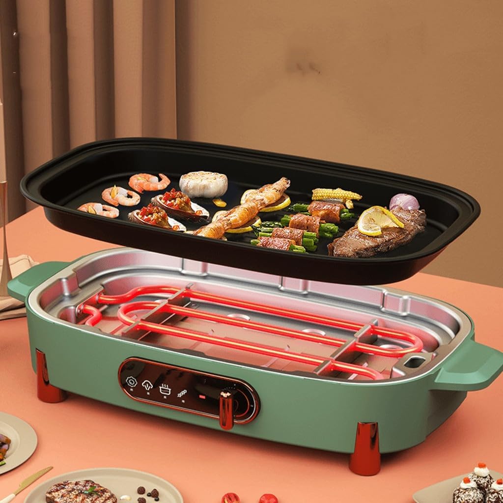 Electric Hot Pot Multi-functional Cooking Barbecue Integrated Electric Multifunctional Cooking