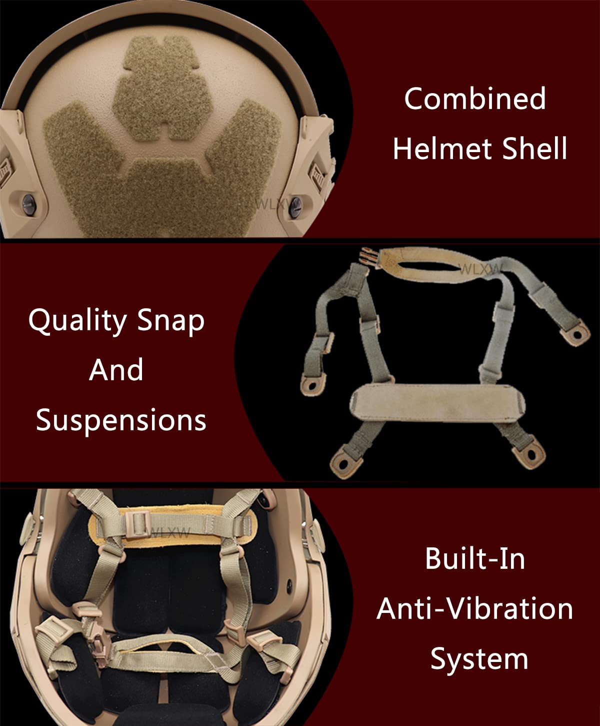 Casque Pare-balles MICH PE NIJ IIIA Aramide – Neuf, Casque D’entraînement Et Protection