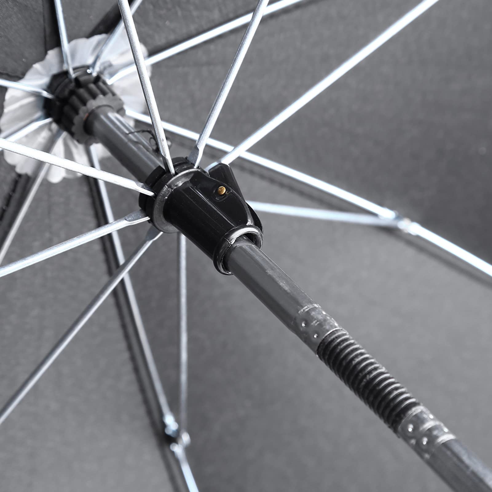 Wózek z parasolką, Uniwersalny Parasol Przeciwsłoneczny do Wózka Spacerowego Ochrona Przed Promieniowaniem UV z Elastycznym Uniwersalnym Uchwytem Parasol do Wózka Dziecięcego o