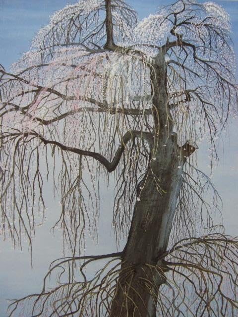 山本豊子、【清雲寺　枝垂エドヒガンザクラ】、希少な額装用画集より Amazon.co.jp: 山本豊子、清雲寺 枝垂エドヒガンザクラ、な額装