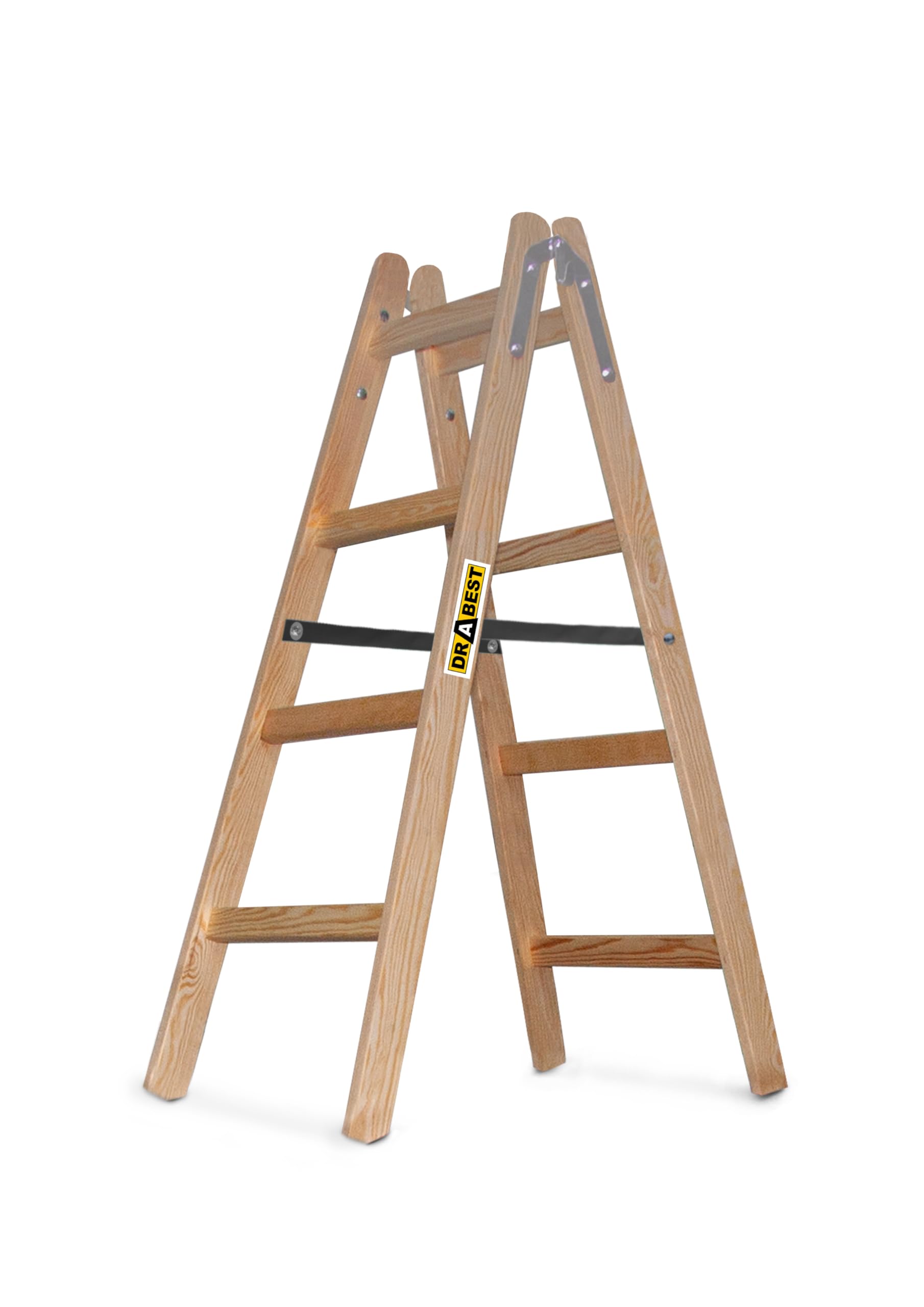 Drabest 2X4 Wooden Household Ladder 150 Kg from B&Q