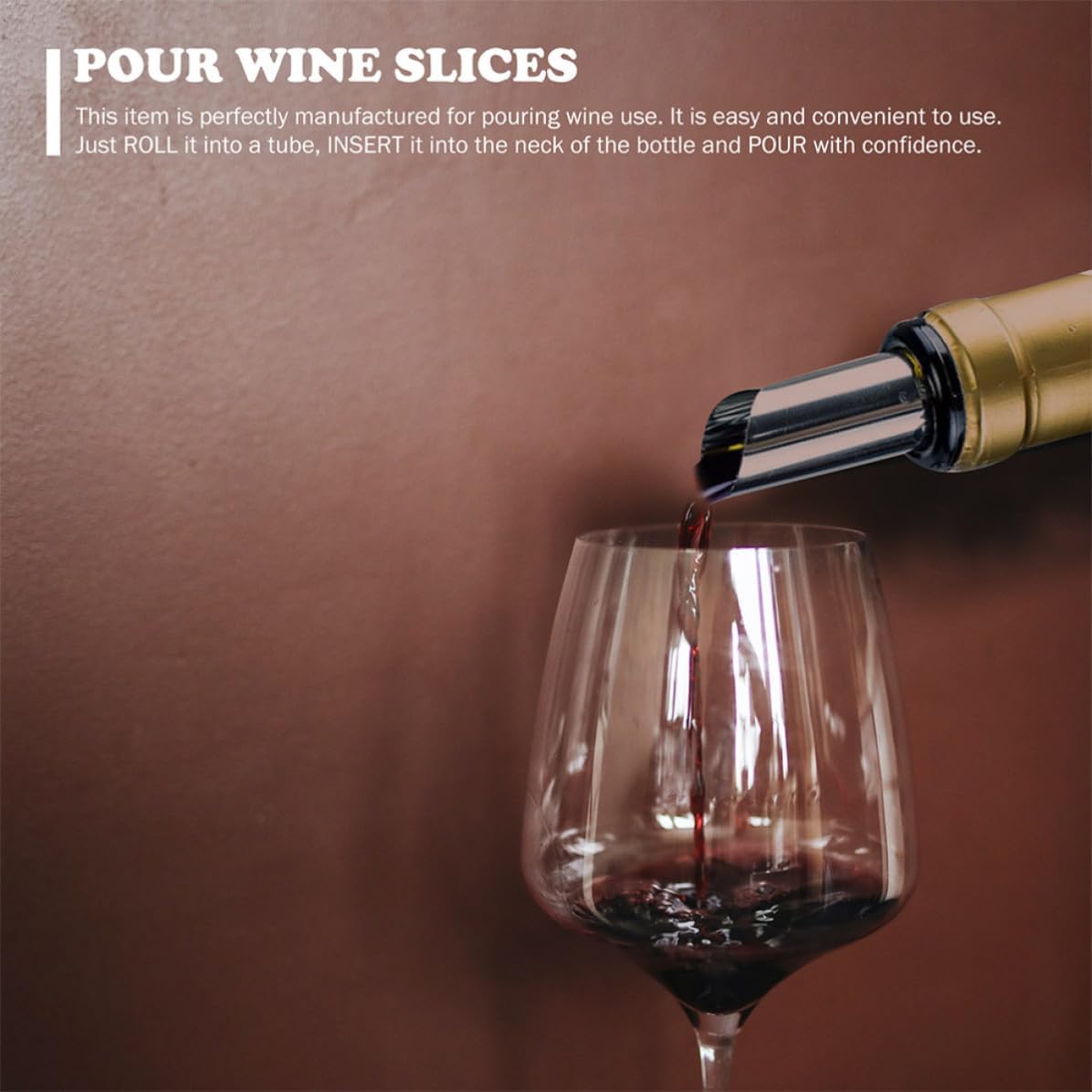 Aluminum Foil Red Wine Pourer Discs 24pcs Drip Stop