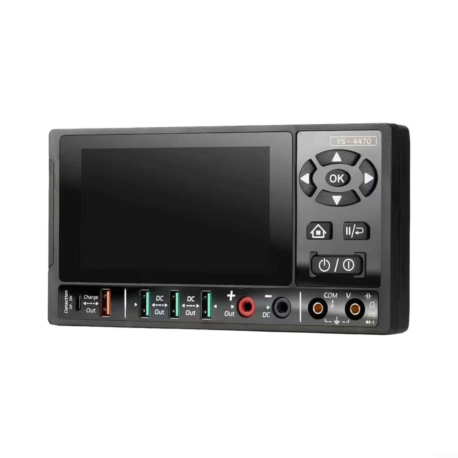 YS-4470 Multimetro digitale con funzione amperometro, True RMS, misurazione della corrente da 10 A, precisione ± 0,5%, retroilluminazione LCD, spegnimento automatico, per riparazione elettronica e