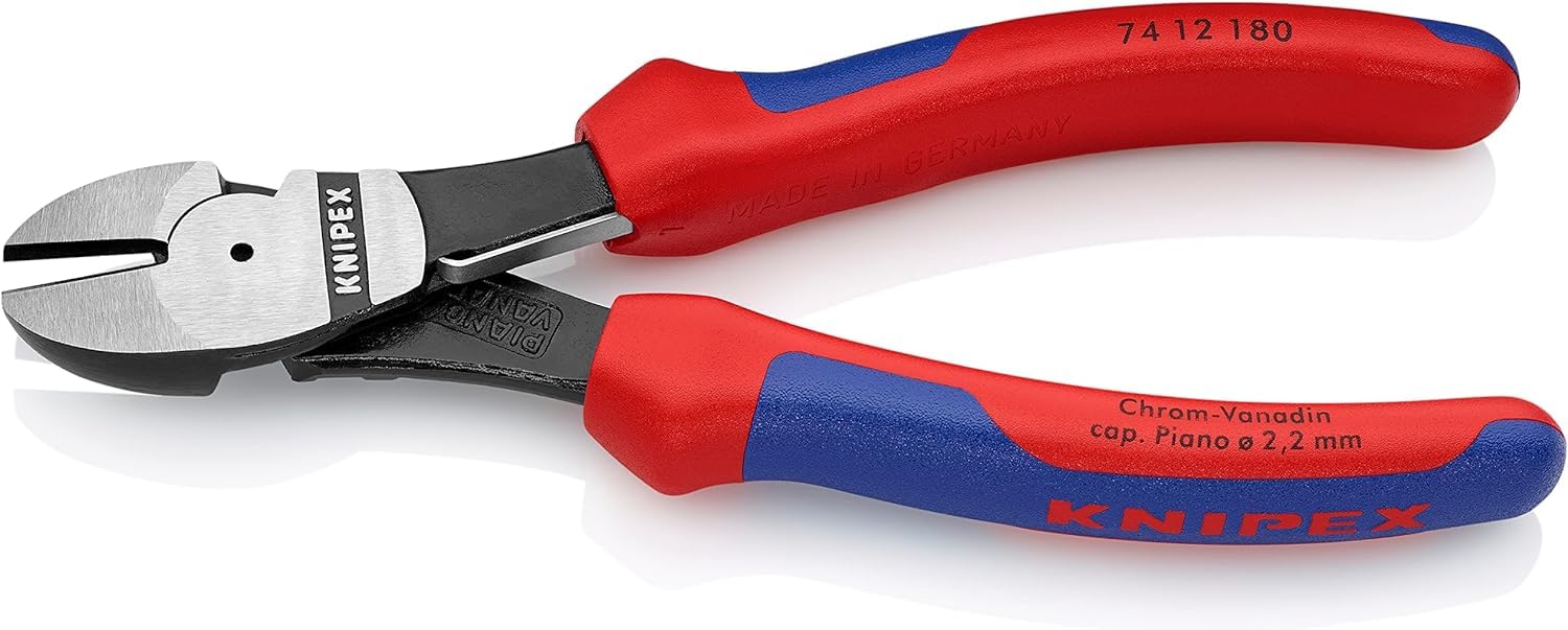 Knipex Pince coupante de côté à forte démultiplication, 74 12 180