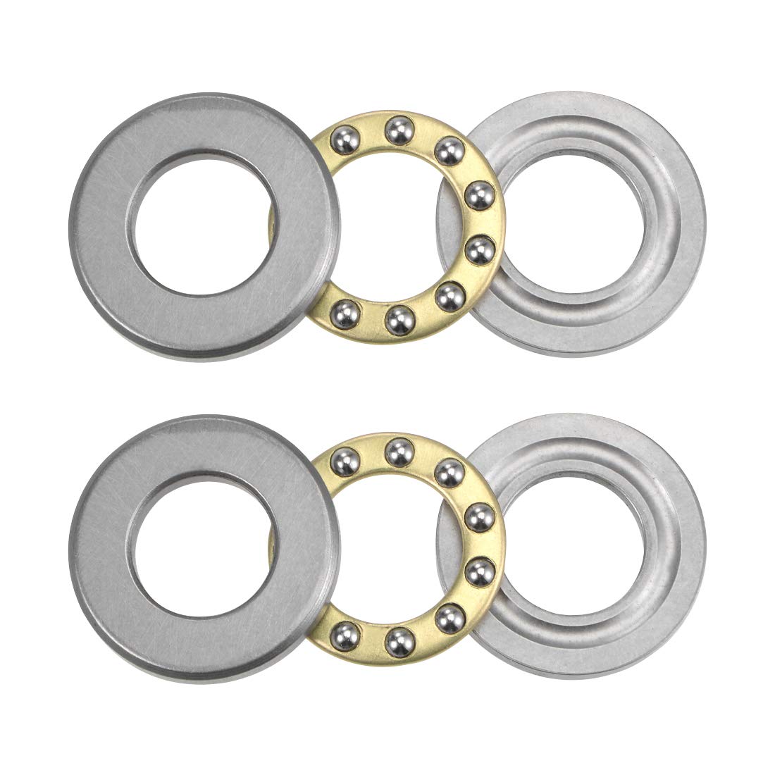 Thrust Ball Bearings - 9mm x 20mm Chrome Steel -10 Thrust Ball Bearings - 9mm x 20mm Chrome Steel -10