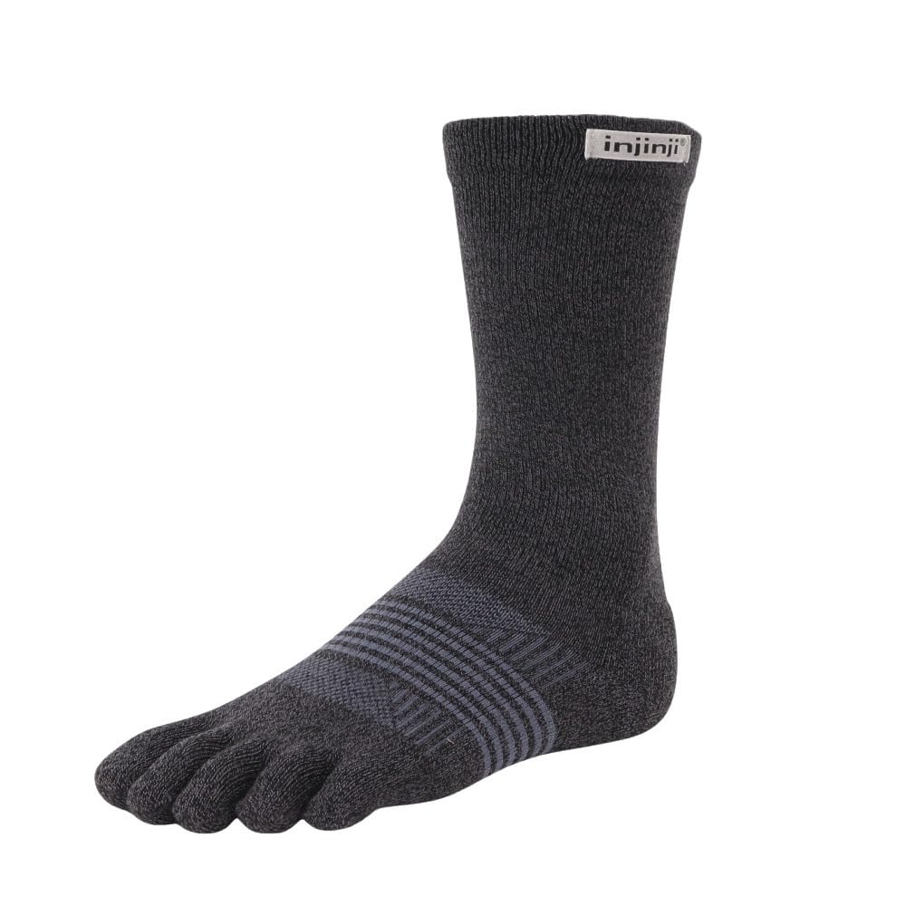 Injinji Trail Midweight Crew Coolmax Teensokken Granite Dames