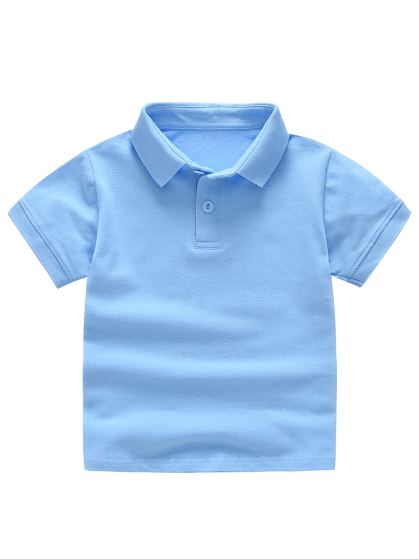 DEBAIJIA Polo Niño Manga Corta Niños Camisetas Top 1-12T Algodón Polo Deportiva Verano Casual Moda Transpirable