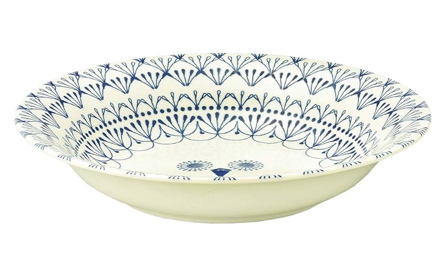 Amazon｜三郷陶器(Sango Toki) フクロウ パスタ皿 陶磁器 21cm