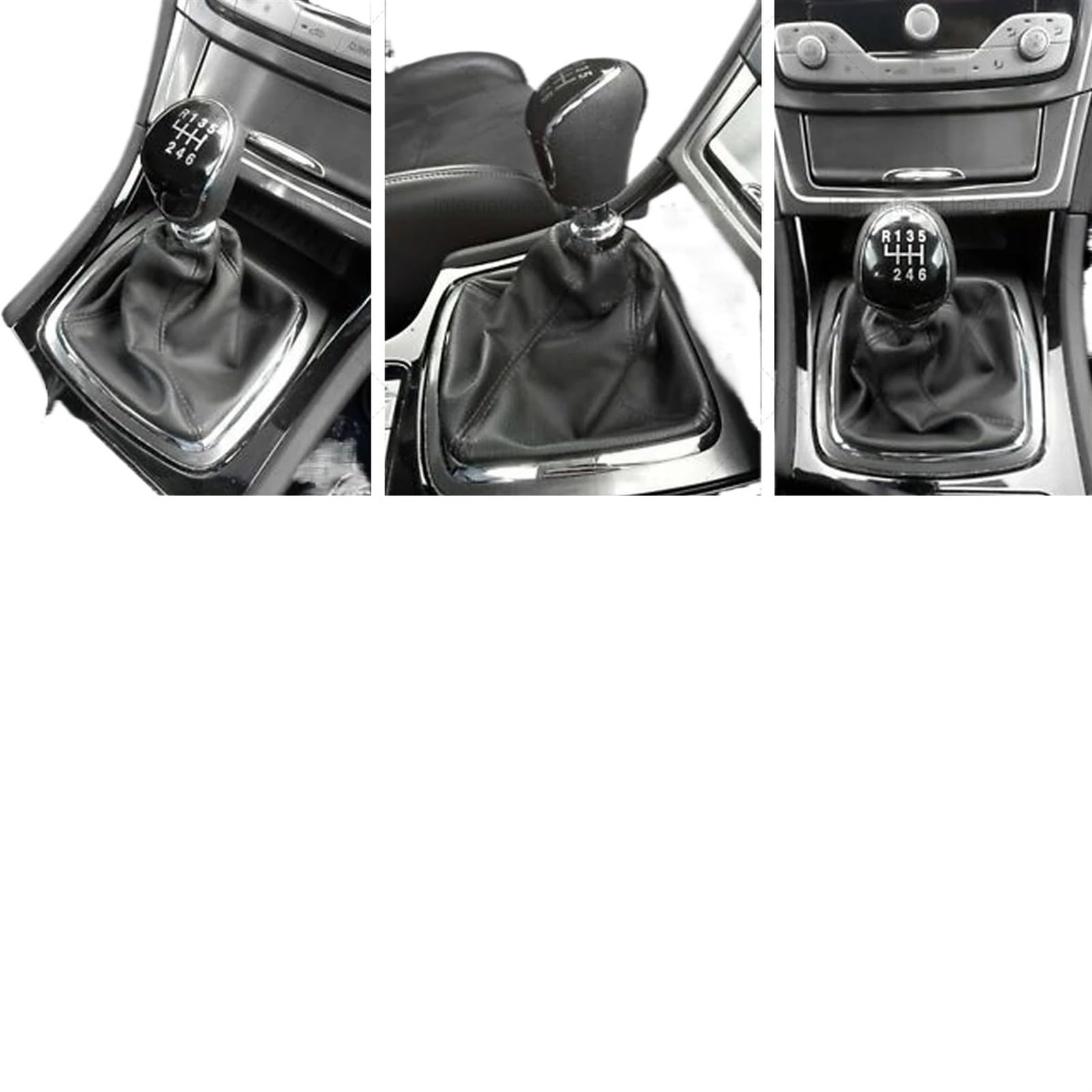 Pommeau De Levier De Vitesse En Cuir Pour Voiture, Pour Ford S-max