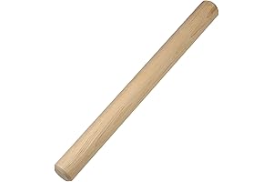 Ateco Straight Rolling Pin, Maple Wood, 19