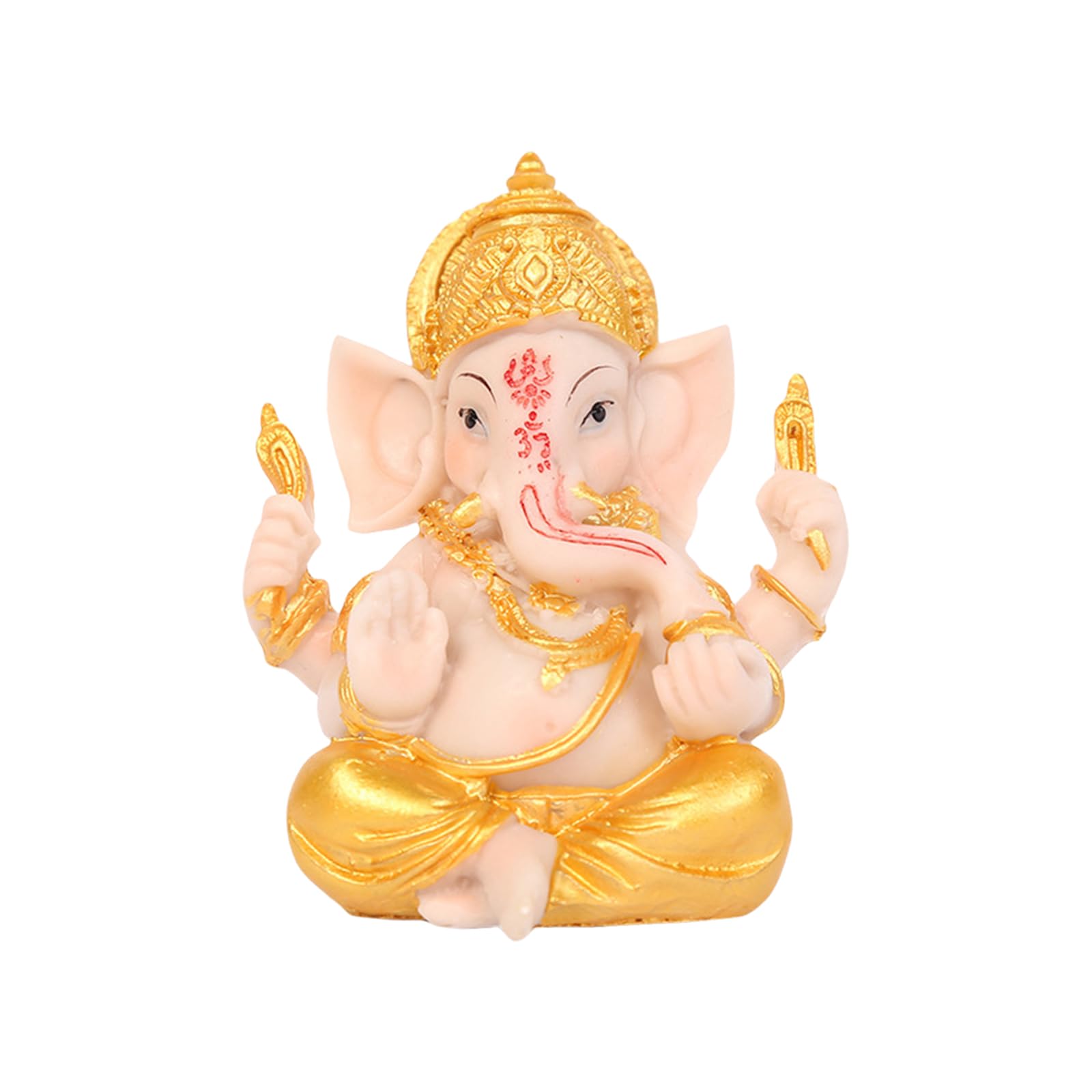 Amazon.co.jp: ガネーシャ神様 インドの神様 ゴールド