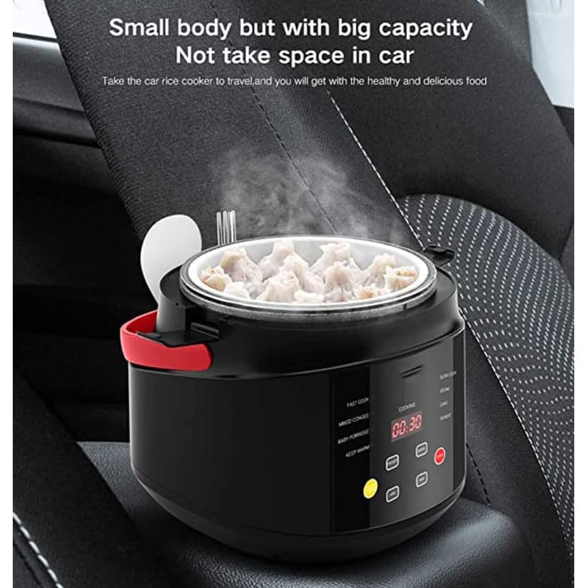 多機能車載炊飯器 12V・24V対応　未使用 Amazon.co.jp: 車用炊飯器 24V 大型トラック 多機能車用炊飯器