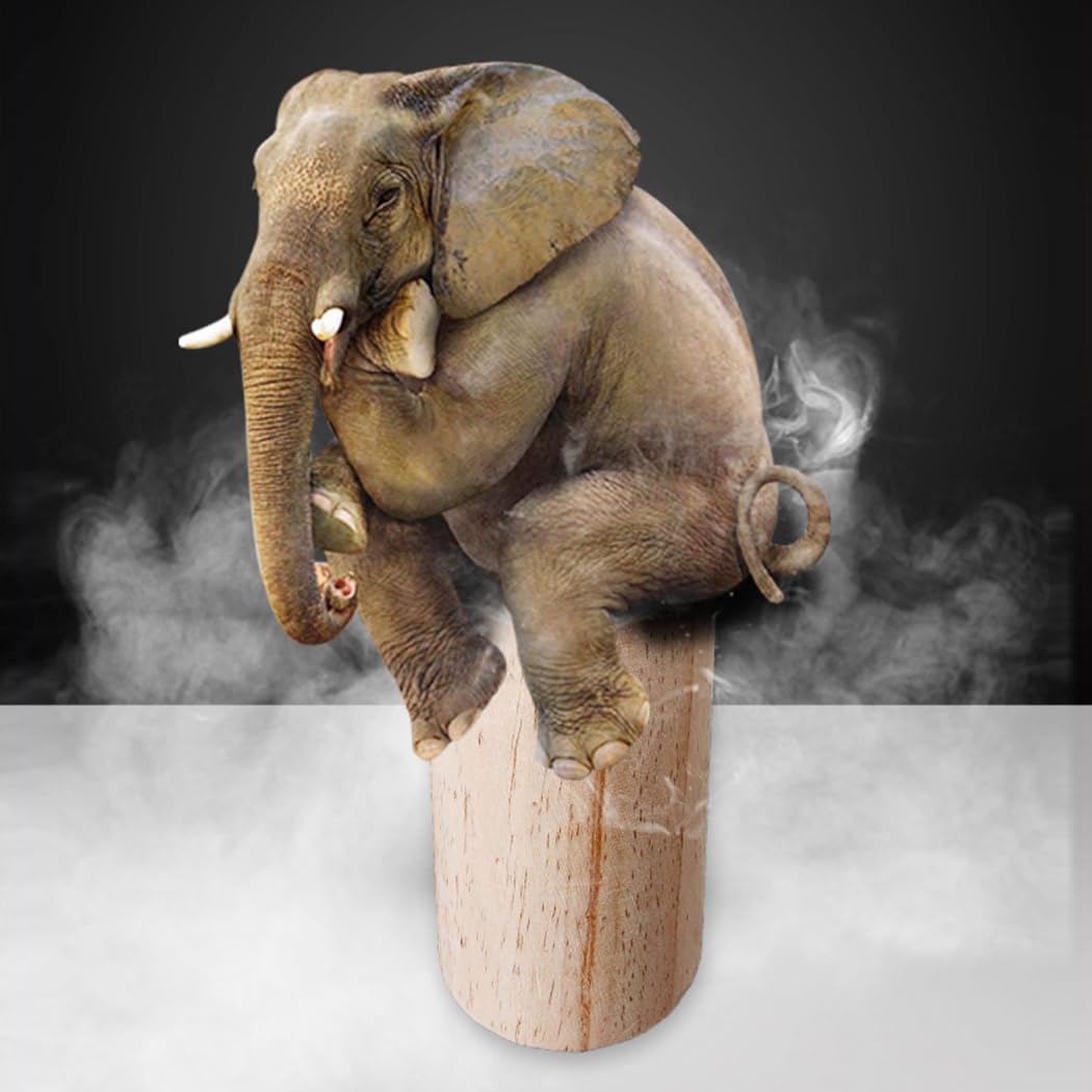 Rialzi per Letto da 4 Pezzi Rialzi per Mobili in Legno Massello Dispositivo Aumentato Gambe per Divani Resistenti Supporta Fino a 500 kg Piedini del Tavolo (Ø8cm-Increase Height 5cm)