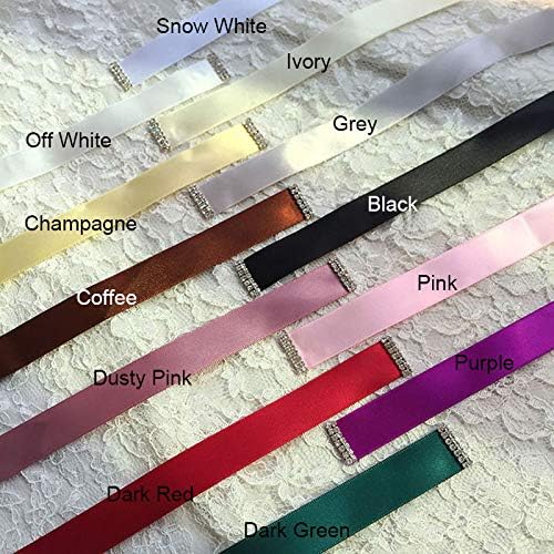 Lauthen.S Rhinestone Sash Belt for Wedding Bride/Baby Shower Dress - Image 2