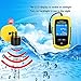 LUCKY Handheld Fish Finder Portable Fishing Kayak Fishfinder Fish Depth Finder Fishing Gear with Sonar Transducer and LCD Display