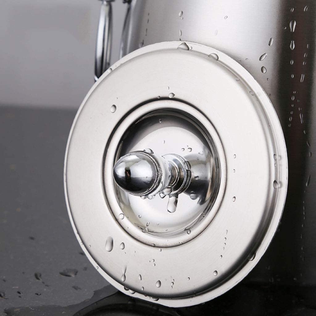 Refrigeratore per Bevande, Secchiello per Il Ghiaccio Ovale Raffreddatori per Vino Acciaio Inossidabile Doppia Parete Champagne Birra Whisky Secchiello Bar Accessori per Barili LCE Bucke(1L)