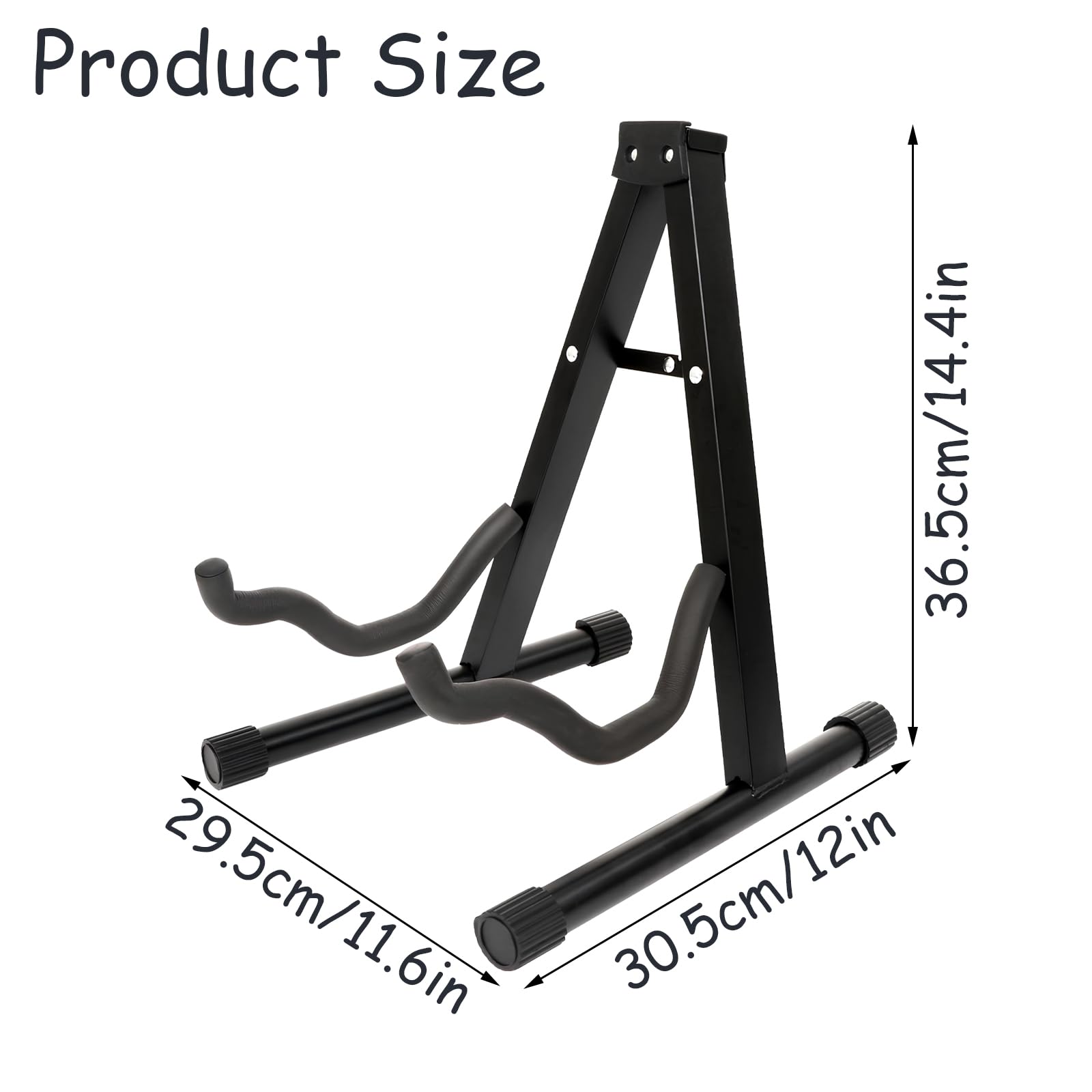 Soporte de Guitarra, Soporte de Guitarra Portátil, Soporte de Guitarra Plegable, Universal para Guitarras Acústicas, Eléctricas y Bajos