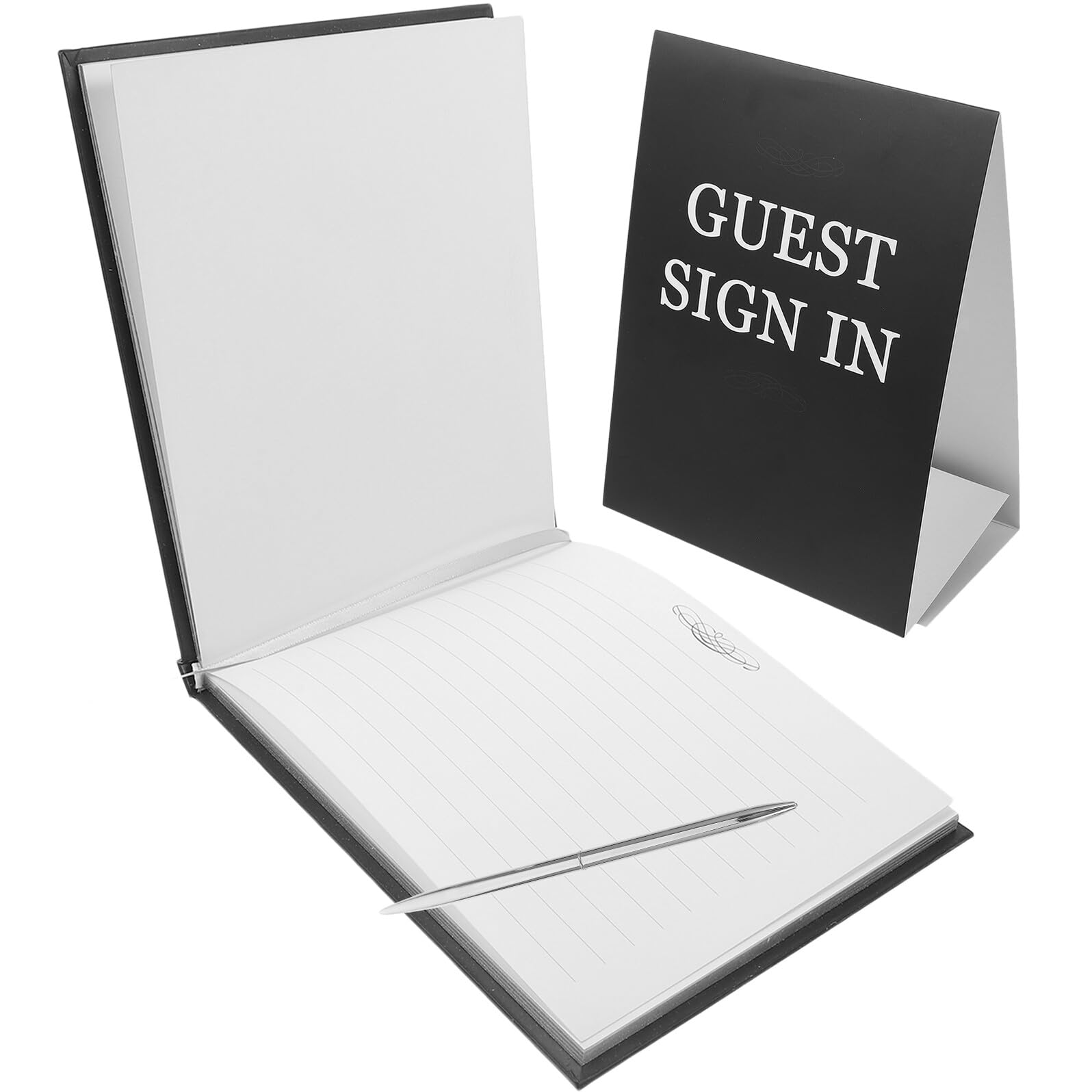 Libro degli Ospiti per Matrimoni Set Retrò Portatile Design Elegante e Materiale Riutilizzabile, Libro delle Firme per Festa di Nozze e Ricordo Decorativo per Ospiti