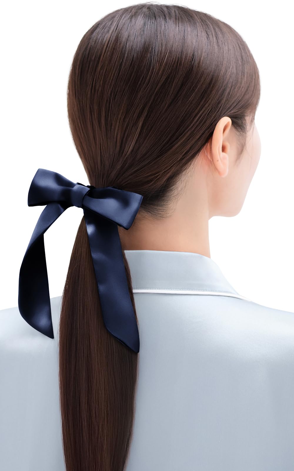 Amazon | [COCOSILK] シルク ヘアゴム リボン シュシュ 跡がつかない