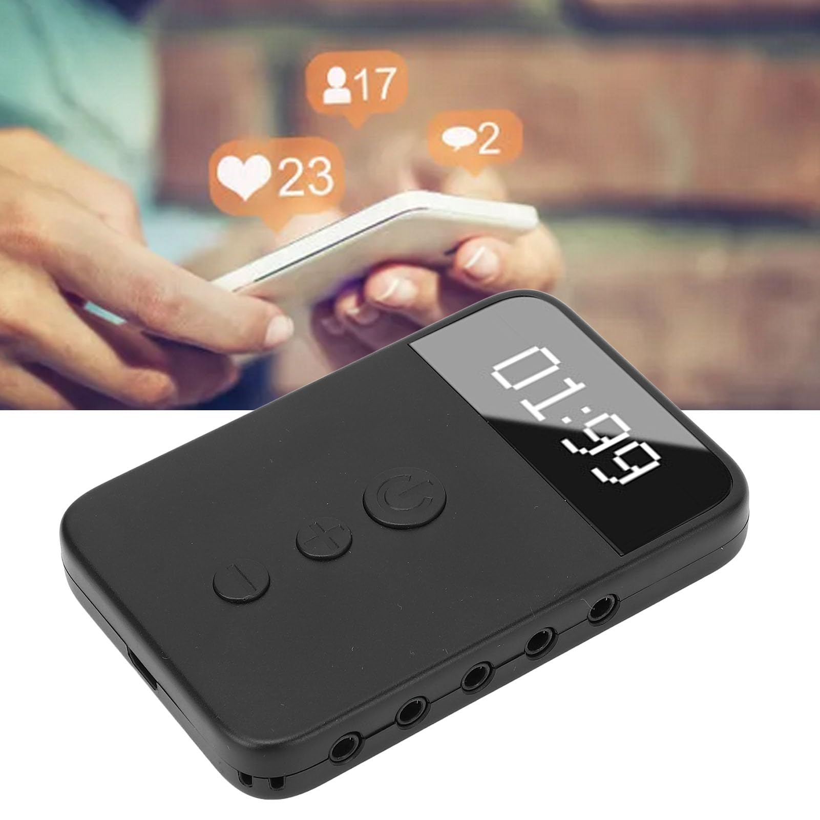 Hztyyier Auto-Clicker, Stufenlose Geschwindigkeitsregelung mit Non-Touch-Mapping-Click-Technologie für Video-Streaming, App-Interaktion