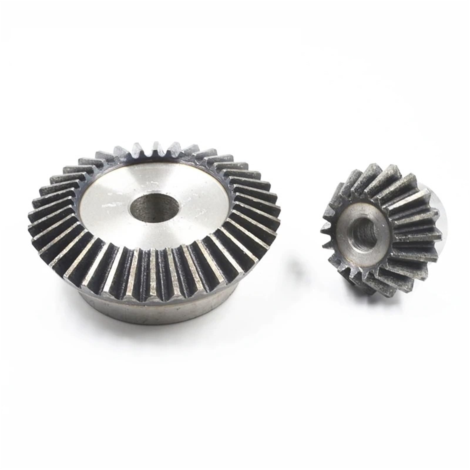 WEKONUMEX Bevel Gear, Steel Spur Bevel Gear 2-2.5 Mod 15-40 Teeth Metal Transmission Parts Mechanical Power(2.5 Mod,40 Teeth)