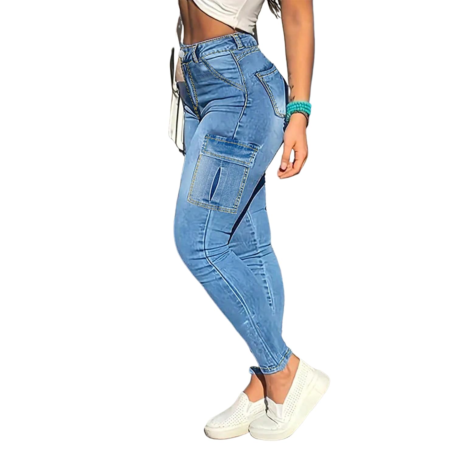 AprPith Skinny Cargo Jeans