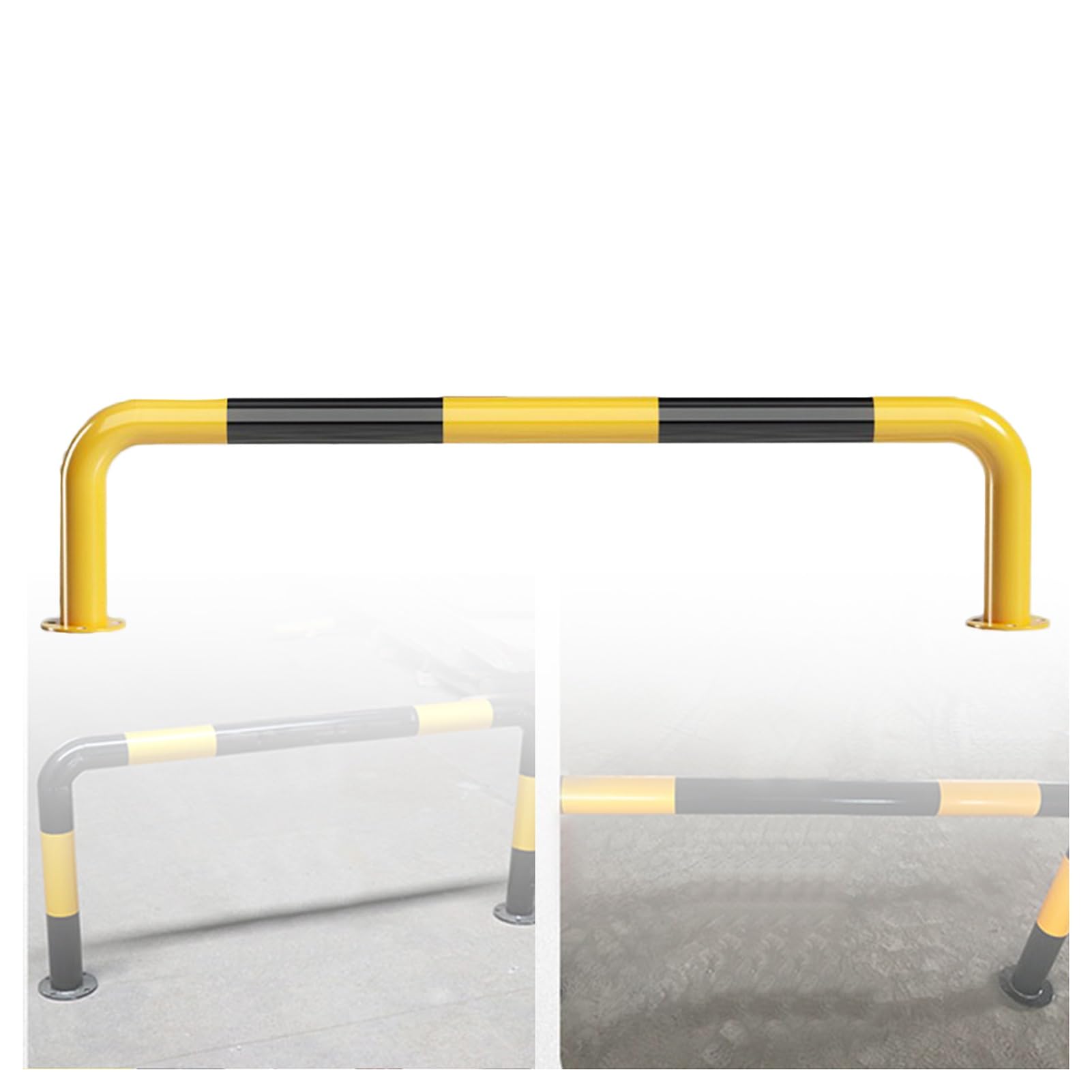 AYCDL Car Blocker, U-Shaped Guardrail Collision Bar,U Shape Security Guardrail,Garage Walls and Car,Car Blocker Bumper,1500x300mm