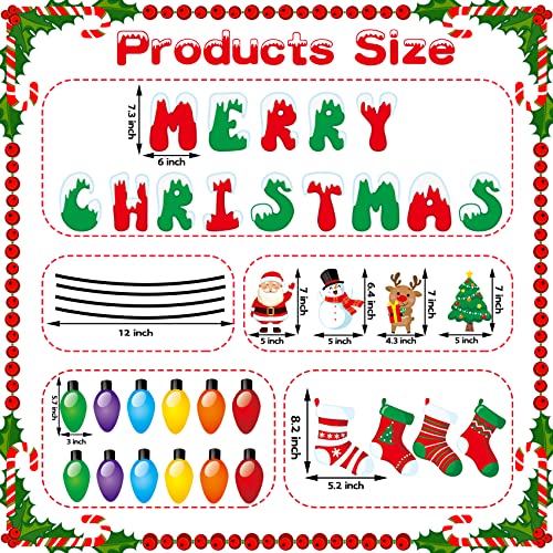 Decoraciones navideñas MISS FANTASY 38 imanes en forma de bombilla miniatura 2