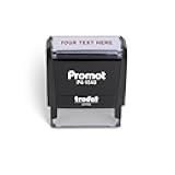 Self Inking 1 Line Custom Stamp - Personalized Name Stamp for Office, Teacher, Address & Business Label Stamp - Choose Font, Ink Color, Pad, for Personal & Professional Use - Small
