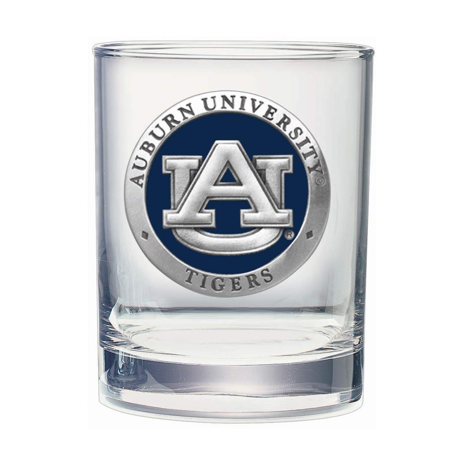 Heritage Pewter Auburn Double Old Fashion | Double Rocks Glass 14 OZ for Liquor | Expertly Crafted Pewter Glass