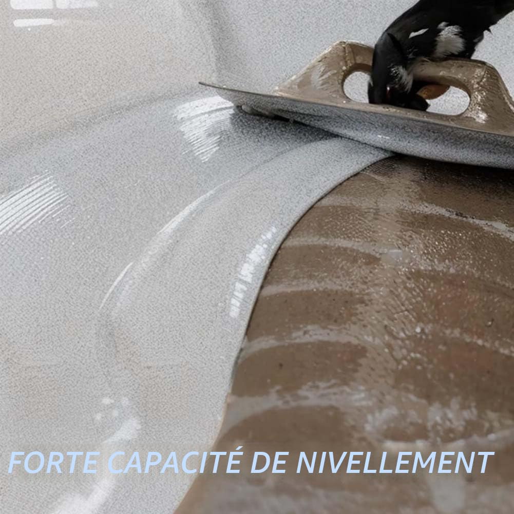 Louis Forest Peinture de sol époxy Resine Sol Exterieur, revêtement de sol époxy effet marbre brillant, imperméable et antidérapant, sûr et respectueux de l'environnement (Gris sésame)
