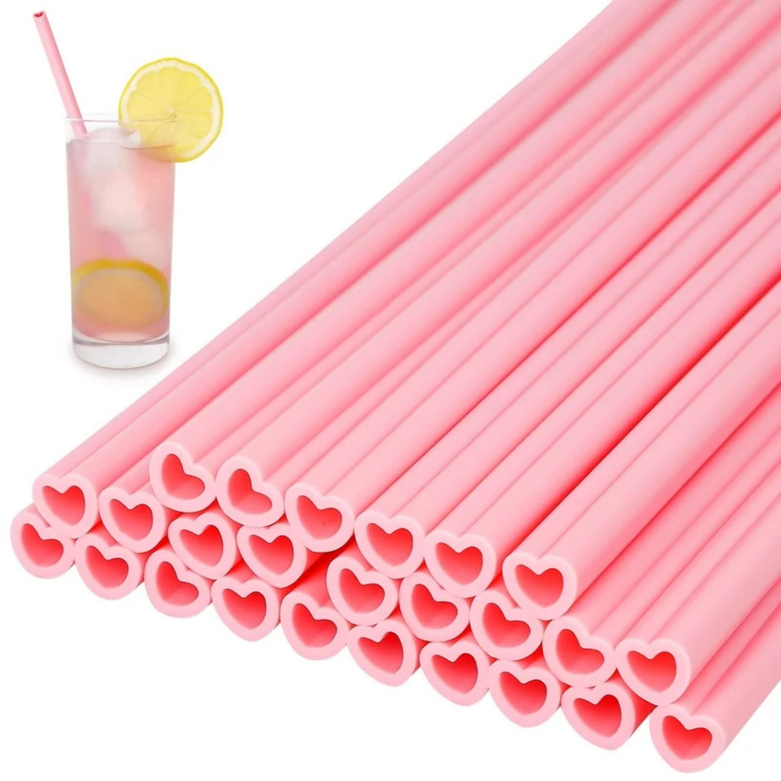 ECHTWERK Cannucce in acciaio inox Small 7pcs con spazzola per la pulizia, edizione oro, riutilizzabili, infrangibili, senza BPA, cannucce per cocktail, long drink, smoothie