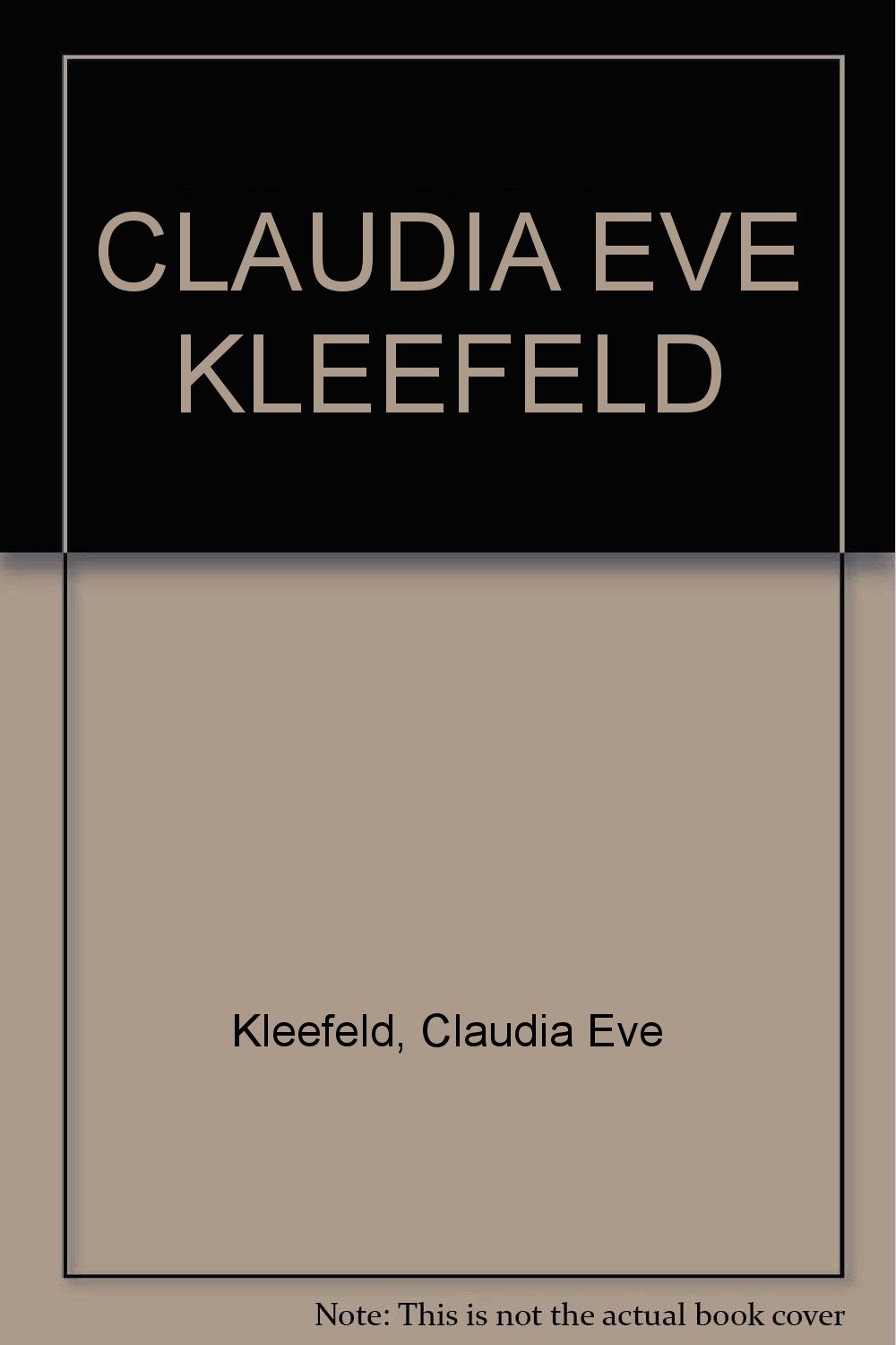 Claudia Eve Kleefeld Kleefeld, Claudia Eve, Color Illustrations