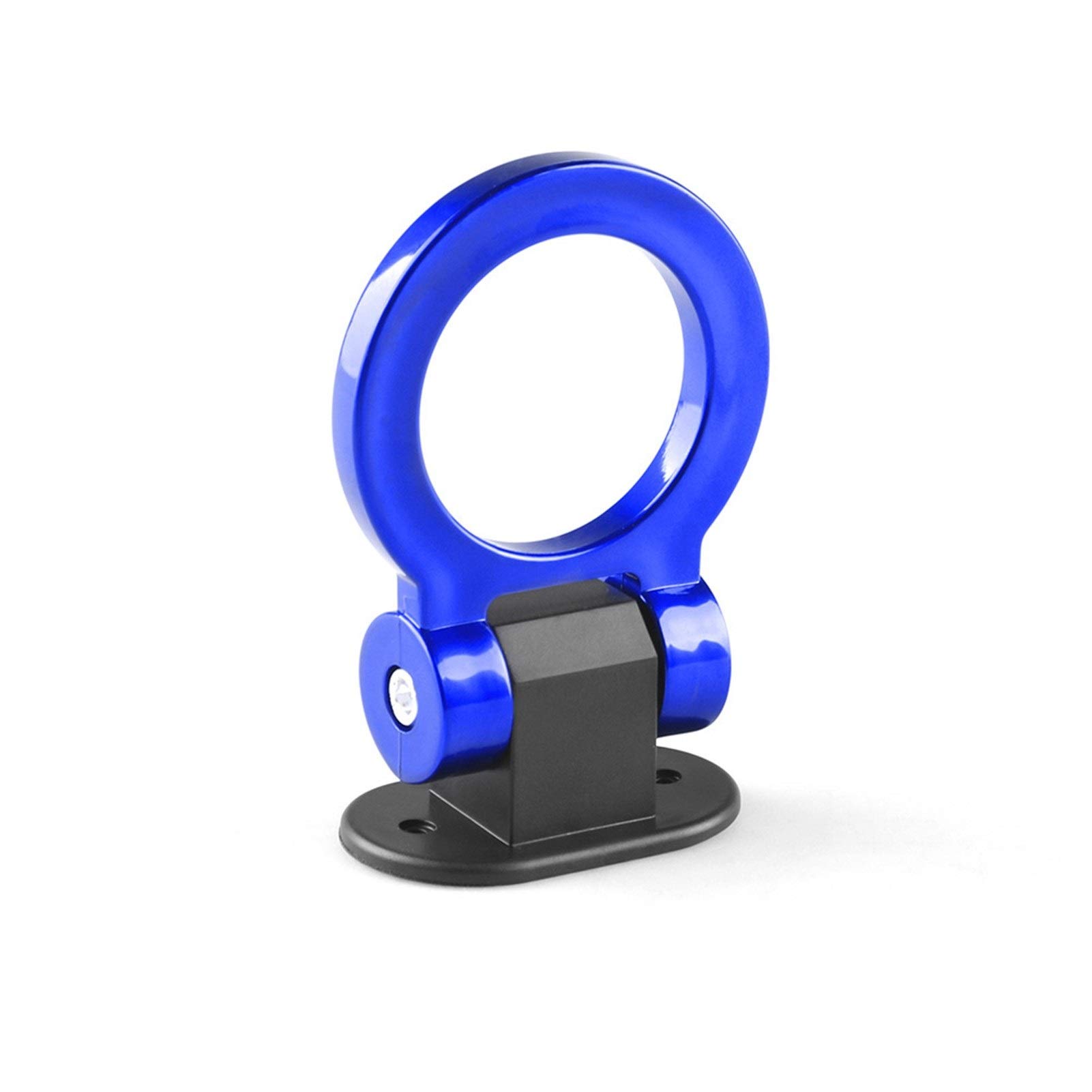Tow Hooks, ABSSticker Decoration Car Auto Rear Front Trailer Simulation Racing Ring Vehicle Towing Hook(Blue)