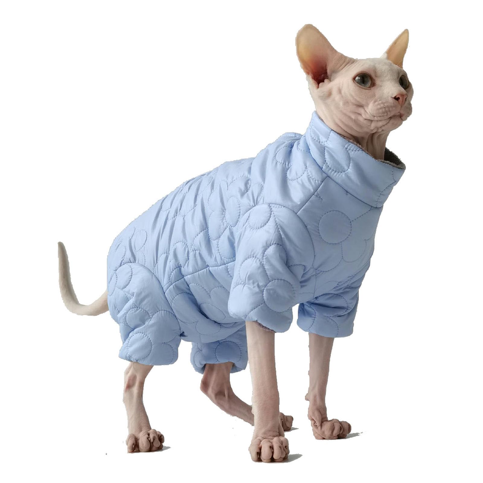 Veste pour animaux Sphynx vêtement chaud chaton manteau hiver doux