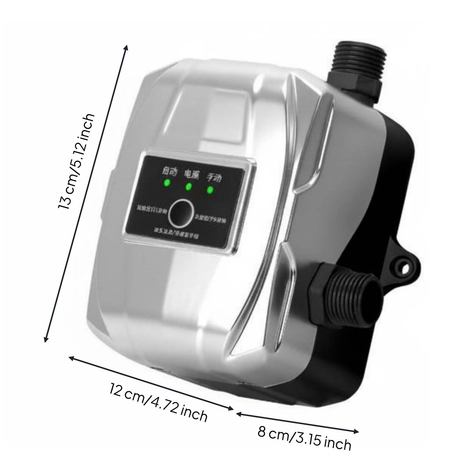 Bomba Presurizadora de Agua Aumentadora Silenciosa Doméstica con Ajuste Automático y Funcionamiento para Confort Diario Adecuada para Duchas Lavabos Cocina y Casa Familiar, Rapid Boost 100W