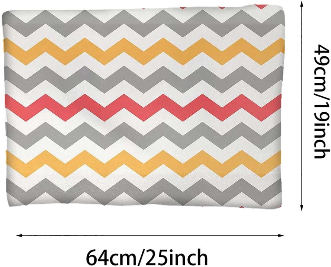 review Grey Marigold Red Thermal Pet Mat Bed Liner Happiness Contrasting Colors Dog Warming Bed Mat for Pets Cats Dogs and Kittens for Outdoor Indoor Abstract Waves 19