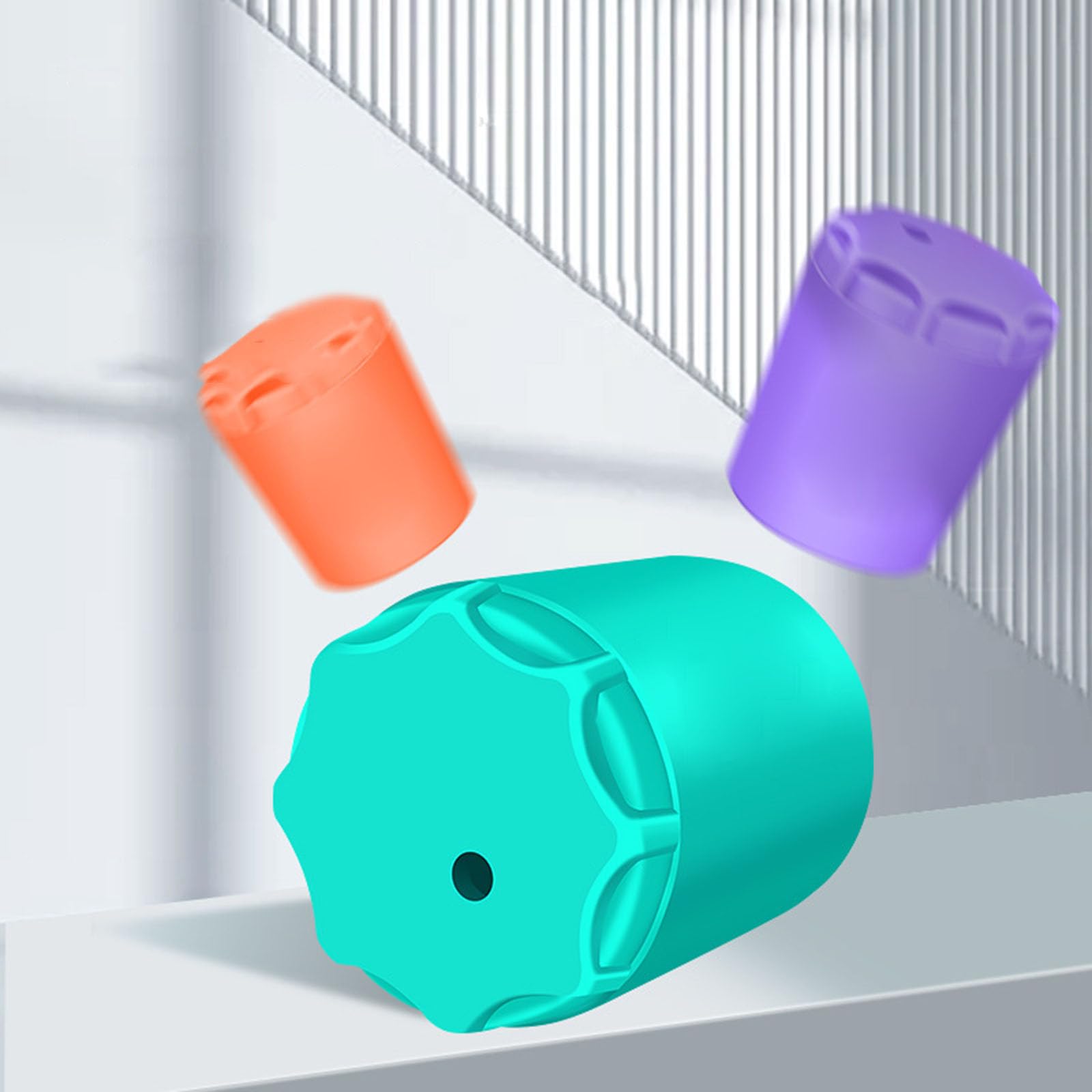 4 tapas protectoras de silicona para extremo de caña de pescar, mango elástico, protector universal