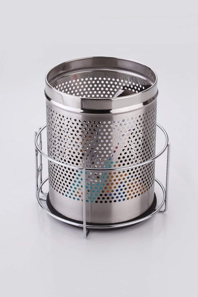 Zepdos® High Grade Stainless Steel Dustbin Holder Modular Kitchen