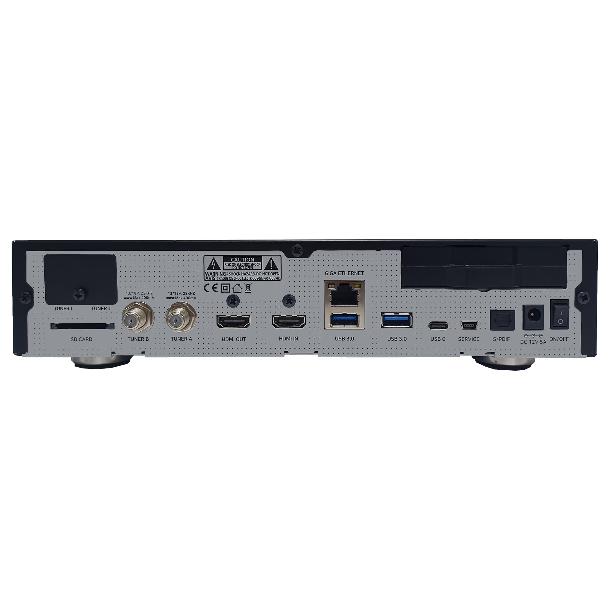 GigaBlue UHD Quad 4K Pro 2X FBC DVB-S2 Twin Sat Receiver mit Dual Core CPU, E2 Linux OS, 4GB RAM, 8GB eMMC, Bluetooth 5.4, H.265, 1200Mbit WLAN, 3X USB 3.0, HTS e-com HDMI-Kabel