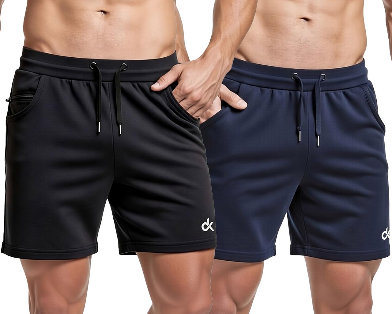 the duffers Men's Workout Shorts Combo (Pack of 2) | Gym, Training, Running, Sports Shorts for Men | 5 Inch Inseam | Quick Dry Stretchable Polyester with Pockets-picture-27