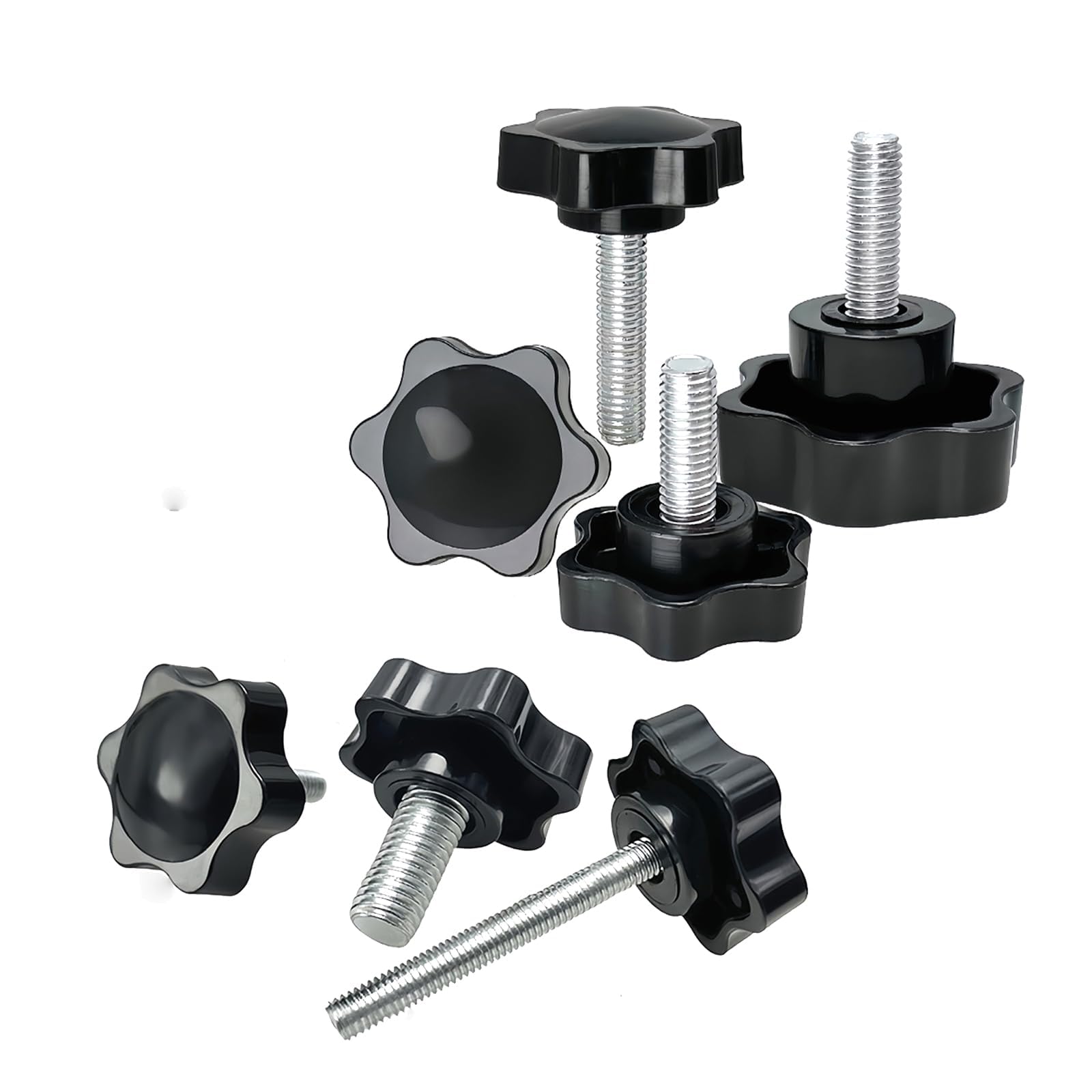 15x Sterngriffschrauben M8x30mm - Rändelschrauben Set Aus Edelstahl