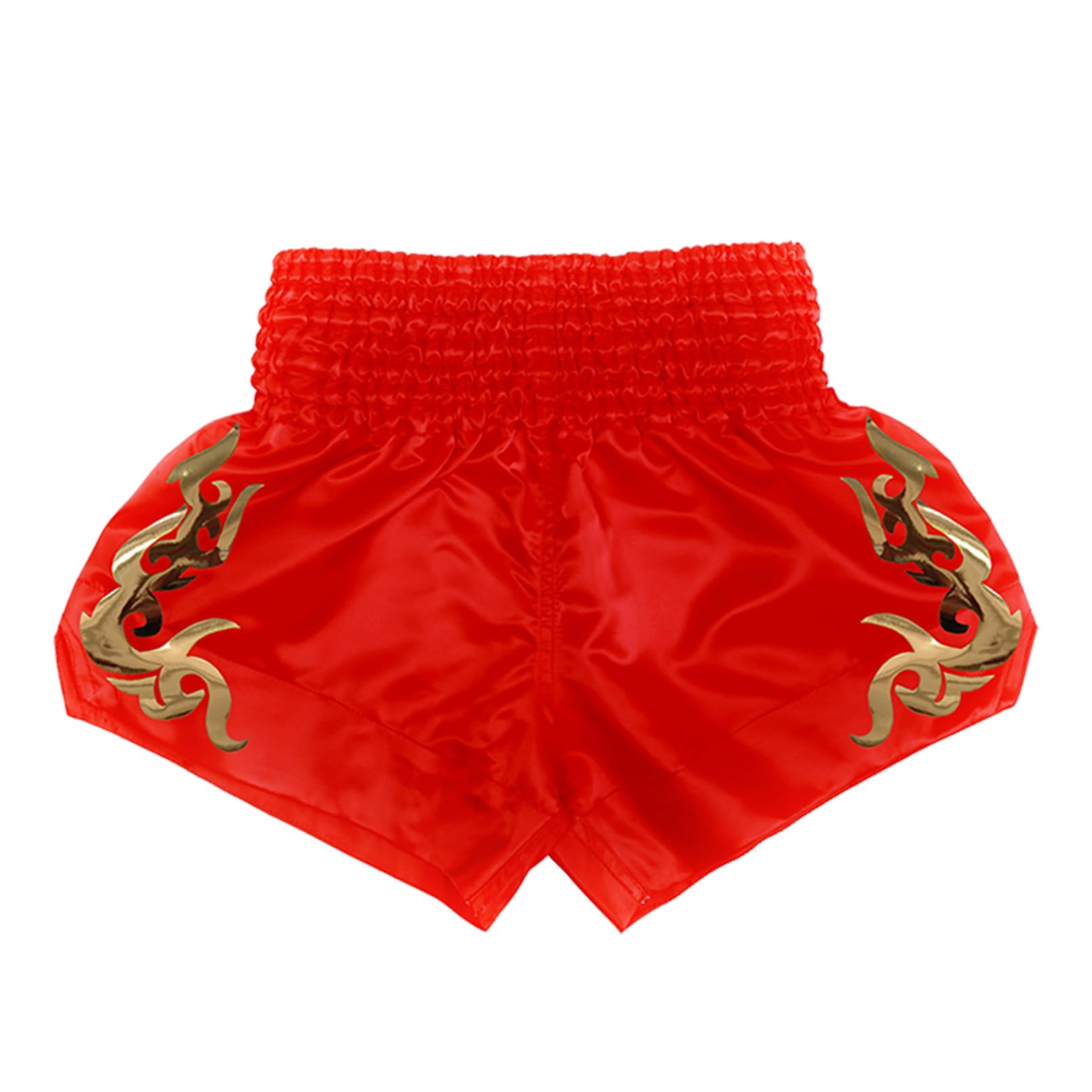 inhzoy Pantaloncino Boxe Unisex - Bambini e Ragazzi Training Kick-Thai Shorts Trunks Pantaloncini Muay Thai Kickboxing MMA Arti Marziali Pantaloni Corti da Combattimento