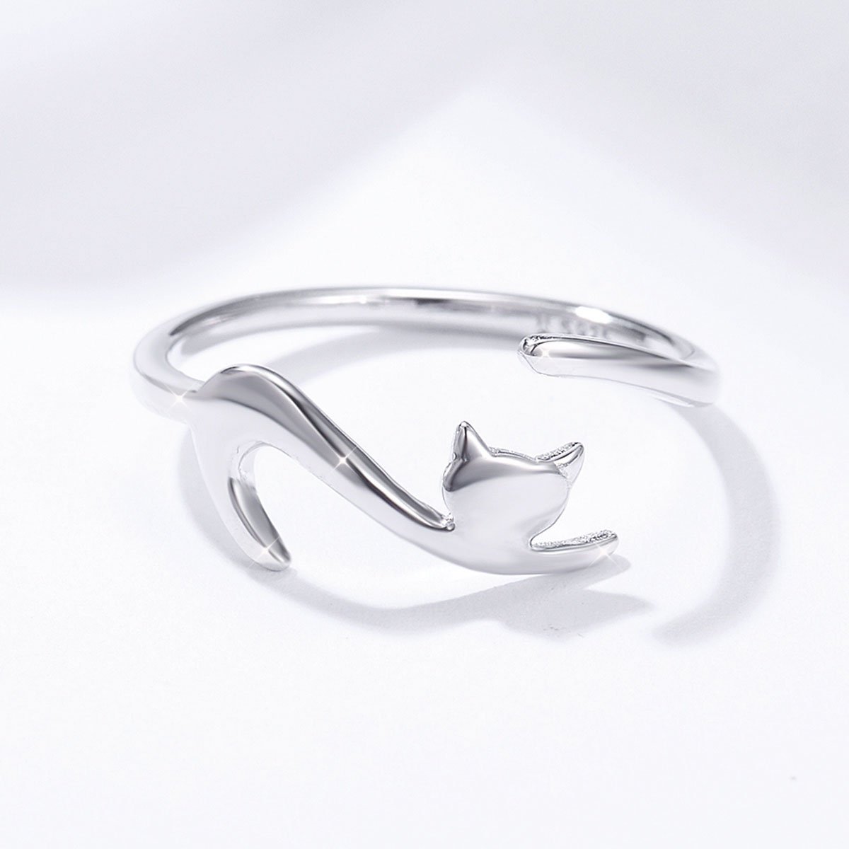 Moonmory One PC Anello in Argento Sterling 925 con Zampa