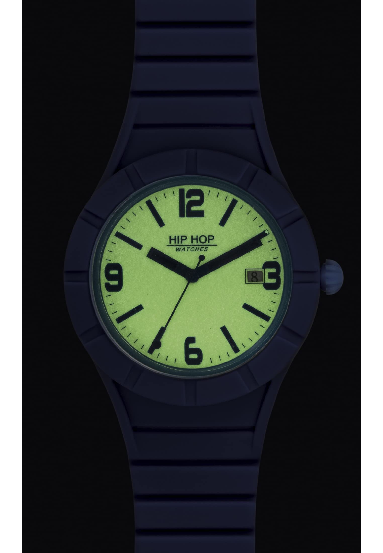 HIP HOP, Collezione Xman, Orologio Uomo con Cinturino in Silicone Intercambiabile, Pratica Chiusura, Quadrante in Vetro Acrilico, Cassa 42 mm, Movimento al Quarzo
