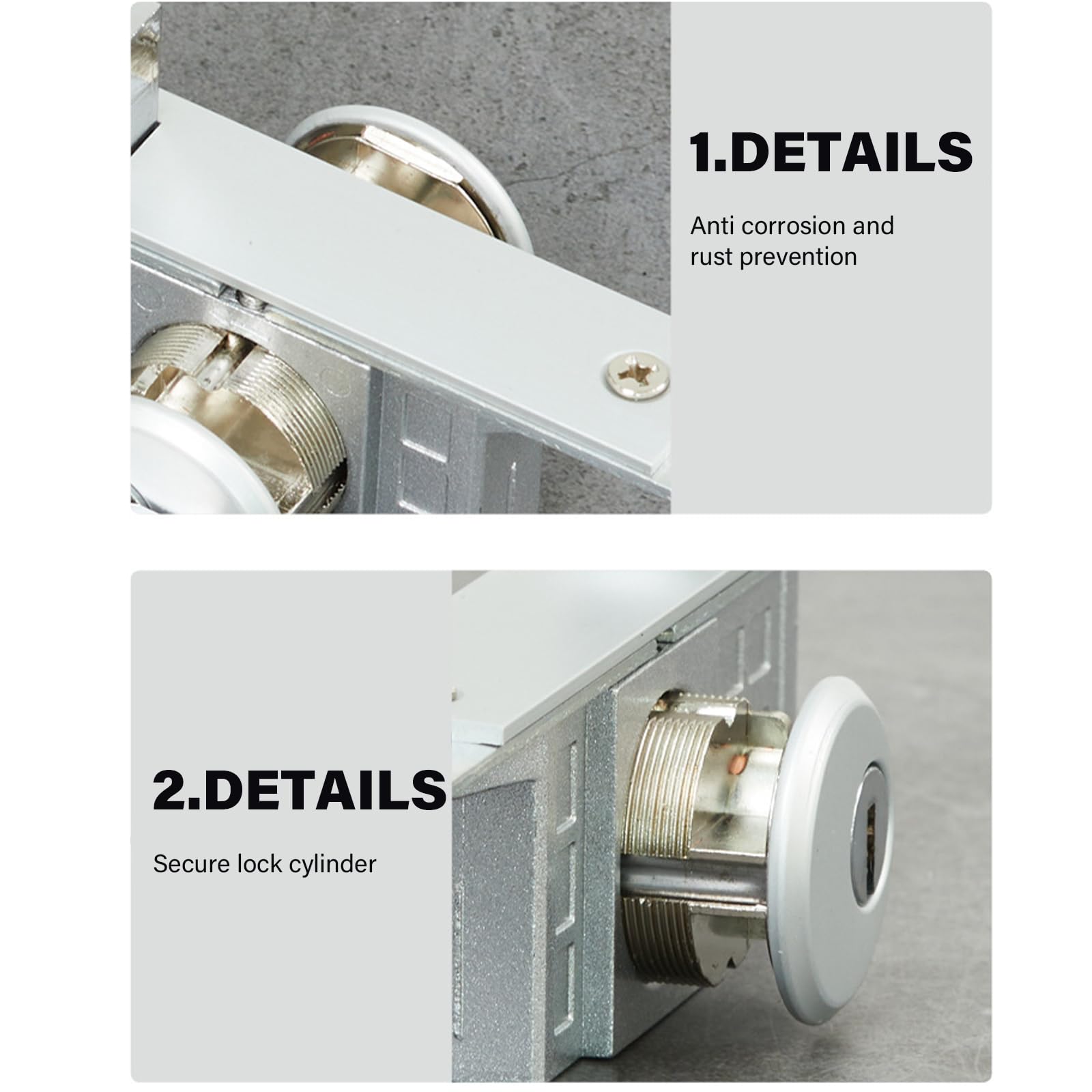Cerradura Armario Universal Pack De 2 Cerraduras Con Llave Para Caj N O Puerta De Armario Lat N 1004878