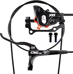 CNC Conjunto de freio a disco hidráulico MTB, freios a disco hidráulicos para mountain bike, dianteiro direito, 800 mm, esquerdo, traseiro, 1450 mm, freio hidráulico, preto