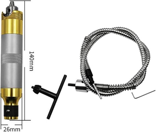 Vista 11 de Accesorio adaptador de eje flexible de 0.012-0.157 in, portabrocas de extensión de taladro flexible para herramienta de amoladora giratoria