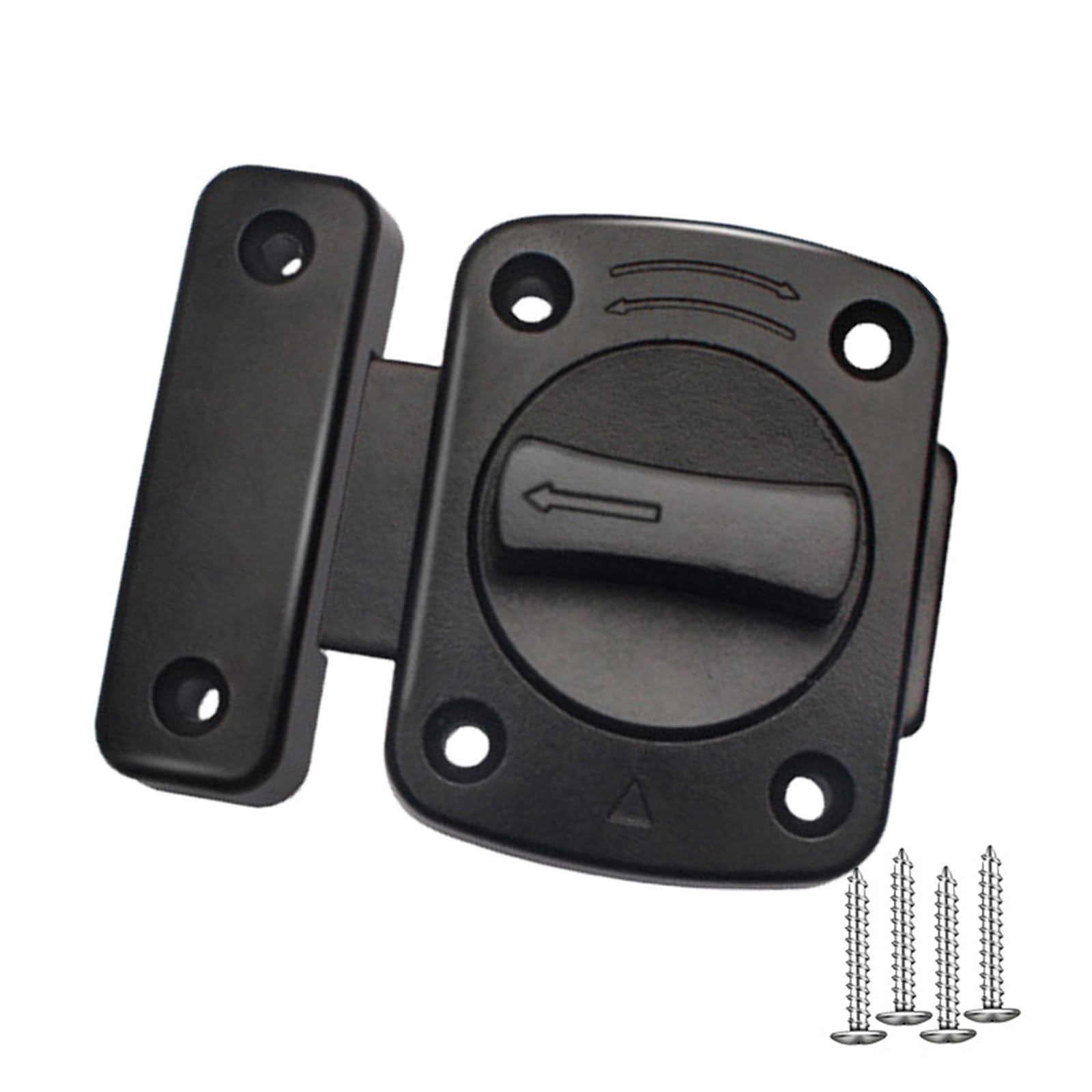 Shyyoulqe Large Metal Rotating Bolts Latches Multipurpose Rotating Bolts Latches For Enhances Door Security Suitable For Pet & House Use Pet
